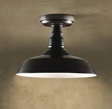 Restoration hardware dupes of lighting, couches, beds, chairs, tables and more. Vintage Barn Flushmount Black Ceiling Lights Barn Lighting Flushmount Ceiling Lights