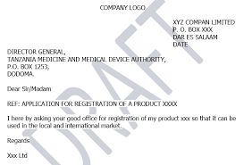 The job application letter explains who you are as a professional and an individual. Obtain Tmda Proforma Invoice For Medicine Registration