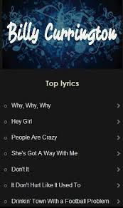 We did not find results for: Billy Currington Music Lyrics For Android Apk Download