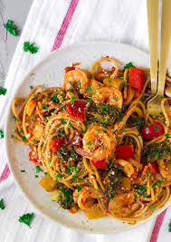 Spicy Shrimp Pasta Recipe Spicy Shrimp Pasta Shrimp Recipes Healthy Spicy Spaghetti
