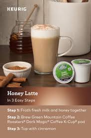 Dark Magic Coffee K Cup Pods Green Mountain Coffee In 2020 Keurig Recipes Latte Coffee Smoothies