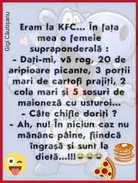 Câte cazuri de coronavirus au fost anunțate astăzi în românia. Bancul Zilei Eram La Kfc In FaÈa Mea Se Afla O Femeie SupraponderalÄ