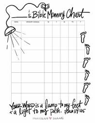 Free Bible Memory Chart By Marydean Draws Teachers Pay