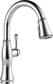 Would you like to have a versatile kitchen faucet allowing you easy temperature and flow control? Delta Faucet Cassidy Single Handle Kitchen Sink Faucet 9197 Pr Dst