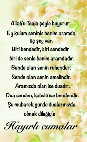 sukran adli kullanicinin cuma tebrikleri panosundaki pin dualar sifa duasi ozlu sozler
