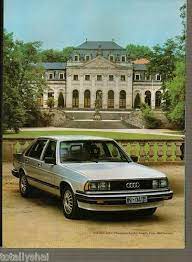 1982 Audi 5000 Turbo Original Vintage Magazine Advertisement