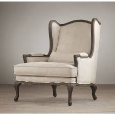 Lorraine Chair 795 Via Polyvore Featuring Home Furniture Chairs Accent Chairs Restoration Hardware Furniture Wingb Burlap Chair Furniture French Chairs