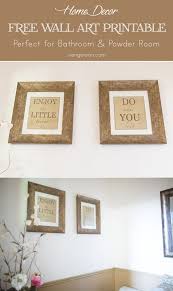 Our framed fine art expertise shows with every order that we. Free Printable Wall Art For Bathroom Or Powder Room Wood Wall Art Diy Wall Printables Free Printable Wall Art