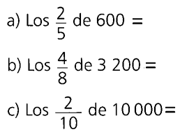de 800 = (800:4) x 3 = 600