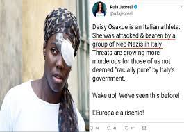 Maybe you would like to learn more about one of these? La Fake Su Daisy Osakue Ecco Chi L Ha Alimentata Anche Sui Giornali Esteri Affaritaliani It