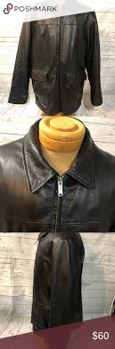 Wilson Leather Black Mens Size Xl Thinsulate Coat Wilsons Leather Genuine Leather Jackets Wilsons Leather Jacket