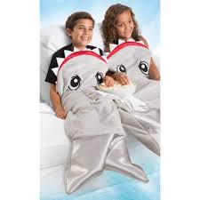 Your little lady can transform into one of these mythical creatures with this nice mermaid tail blanket. Snuggie Tails Soft Cuddly Blanket Shark As Seen On Tv Walmart Com Walmart Com