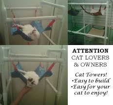 Use the slit ends to tie one corner of the fabric to each chair leg. Cat Tower Hammock 3 Steps Instructables