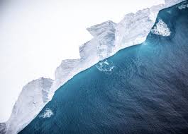 An iceberg is a large piece of freshwater ice that has broken off a glacier or an ice shelf and is floating freely in open (salt) water. Research Trip To Study Impact Of Giant Floating Iceberg