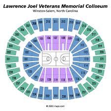 Lawrence Joel Veterans Memorial Coliseum Winston Salem