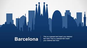 City ppt templates and themes are compatible with microsoft powerpoint 2007 and 2010. Barcelona City Powerpoint Map Slidemodel