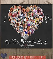 I Love You Print Birthday Gift Personalized Gift Anniversary Gift For Her Gift For Him Gi In 2020 Romantic Gifts For Him Personalized Photo Gifts Girlfriend Gifts