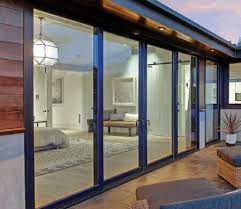 Vistaluxe Multi Slide Door With Matte Black Hardware And Coal Black Exterior Finish Black Exterior Doors Modern Windows And Doors Sliding Doors Exterior