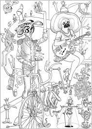 Squirrels and birds, field mice and rabbits, deer, butterflies, foxes, and more, all surrounded by halcyon havens of lush florals. Welcome To Dover Creative Haven Bizarro Land Coloring Book By Bizarro Cartoonist Dan Piraro Cute Coloring Pages Dover Coloring Pages Mandala Coloring Books