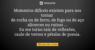 Miriam Da Costa Pensamentos Profundos Pensamentos Versos