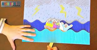 Jesus Calms The Storm Craft Sunday School Crafts For Kids Sunday School Crafts Bible Crafts For Kids