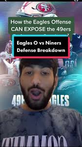 Eagles offense breakdown vs Niners defense #nfl #nflfootball #nflplayoffs  #fypシ #xyzbca The 4 main points: 1. Establish the pass through deep passes  2. Give Hurts time in the pocket 3. LIMIT TURNOVERS ...