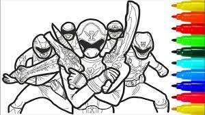 It has large wings and a tail that are red colored internally and black colored externally. Power Rangers Irresistible Force Coloring Pages Power Rangers Colouring Pages For Kids Youtube
