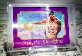 2021 topps museum collection half case break #2 random team out of stock Magic Johnson La Lakers Showtime Card 1993 Superstars Promo Rare Mint Losangeleslakers Magic Johnson Showtime Lakers La Lakers