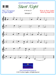 Stille nacht, heilige nacht) is a popular christmas carol, composed in 1818 by franz xaver gruber to lyrics by joseph mohr in the small town of oberndorf bei salzburg, austria. Silent Night Piano Sheet Music Free Printable Pdf