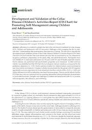 Pdf Development And Validation Of The Celiac Disease