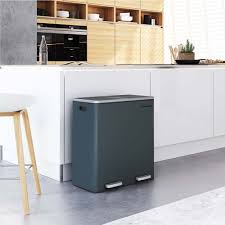 We've researched the best kitchen trash cans on amazon and developed a buyer's guide to help you purchase the model that's right for you. Gray Dual Trash Can For Sale Home Storage Organization Songmics