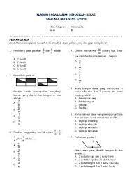 Maybe you would like to learn more about one of these? Soal Dan Kunci Jawaban Matematika Kelas 3 Sd Semester 2 Peranti Guru