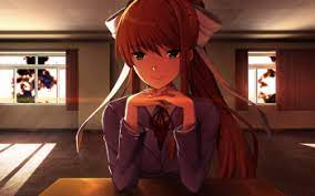 Just monika is a doki doki literature club fan game that is not affiliated with team salvato. 50 Monika Doki Doki Literature Club Hd Wallpapers Background Images