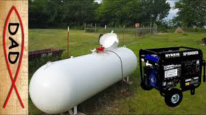Tank to two 100 lb. Generator For The House Dual Fuel Whole House System Youtube