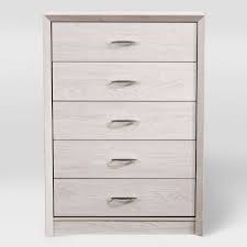 Tutorial on how to paint a marble effect on furniture! Tall Newport 5 Drawer Dresser White Washed Oak Corliving Target