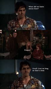 Beer Foamy I Love This Episode So Much Lol Buffy The Vampire Slayer Funny Buffy The Vampire Slayer Vampire Slayer