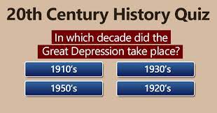 Explore global cancer data and insights. 20th Century History Quiz
