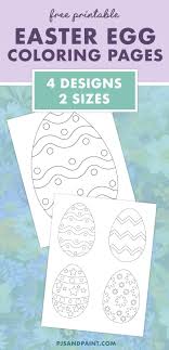Celebrate the prettiest part of easter with a crochet egg. Free Printable Easter Egg Coloring Pages Easter Egg Template