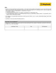 Contoh surat authorised penyelesaian hutang. Https Www Maybank Com Iwov Resources Pdf Personal Loans Personal Loan Mipfi Appform Pdf