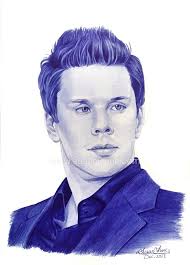 Personalized ballpoint pen portraits.