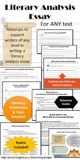 Incorporate short direct quotes into a sentence. Literary Essay Writing For Any Text Differentiate For Writers Of All Levels Literary Essay Literary Analysis Essay Essay Writing