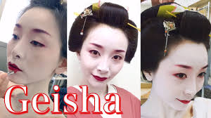 traditional geisha makeup 芸者メイク