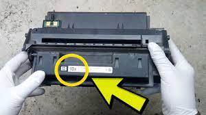 خطوات الحصول على تعريقات طابعات اتش بي hp : ØªØ¹Ø¨Ø¦Ù‡ Ø­Ø¨Ø§Ø±Ù‡ Ø·Ø§Ø¨Ø¹Ù‡ Ø§ØªØ´ Ø¨ÙŠ 2300 How To Refill Hp Laserjet 2300 Printer Hp 10a Toner Refill Youtube