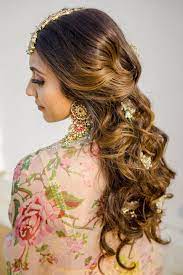 Hair Stylists Reveal One Hair Care Tip For Brides For Winter Weddings Open Hairstyles Mehndi Hairstyles Online Wedding Planning