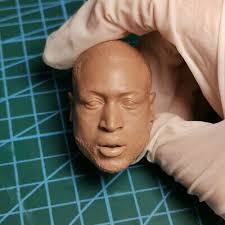 Blank 1/6 Scale Basketball SuperStar Wade Head Sculpt Unpainted Fit 12"  Figure