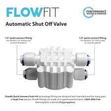 Malida 1/4 inch tube automatic shut off valve push to quick connect fittings for reverse osmosis water purifiers filters (auto shut off) 4.4 out of 5 stars. Auto Shut Off Valves For Standard Reverse Osmosis System Ronaqua
