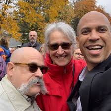 Andy Behrman: "It's 5:00 a.m. E.S.T. -- keep going Senator Cory Booker --  we're so proud of you! I'm staying up for as long as you speak! Follow me  @electroboyusa.bsky.social" — Bluesky