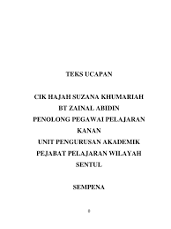 Tentunya dalam setiap kesempatan berbicara di depan umum, jangan pernah lupa untuk mengucapkan 4. Teks Ucapan Pantun