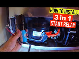 If the refrigerator start relay is burned out, then the compressor may not work and the interior will not freeze. Fix Refrigerator Installing Universal Relay 3 In 1 Starter On Compressor Jonny Diy Youtube
