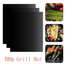 Reusable Non Stick Surface Bbq Grill Mat Heat Resistant Baking Bbq Grill Sheet Hot Plate Easy Clean Grilling Picnic Camping In 2020 Bbq Grill Mats Bbq Grill Grill Mats